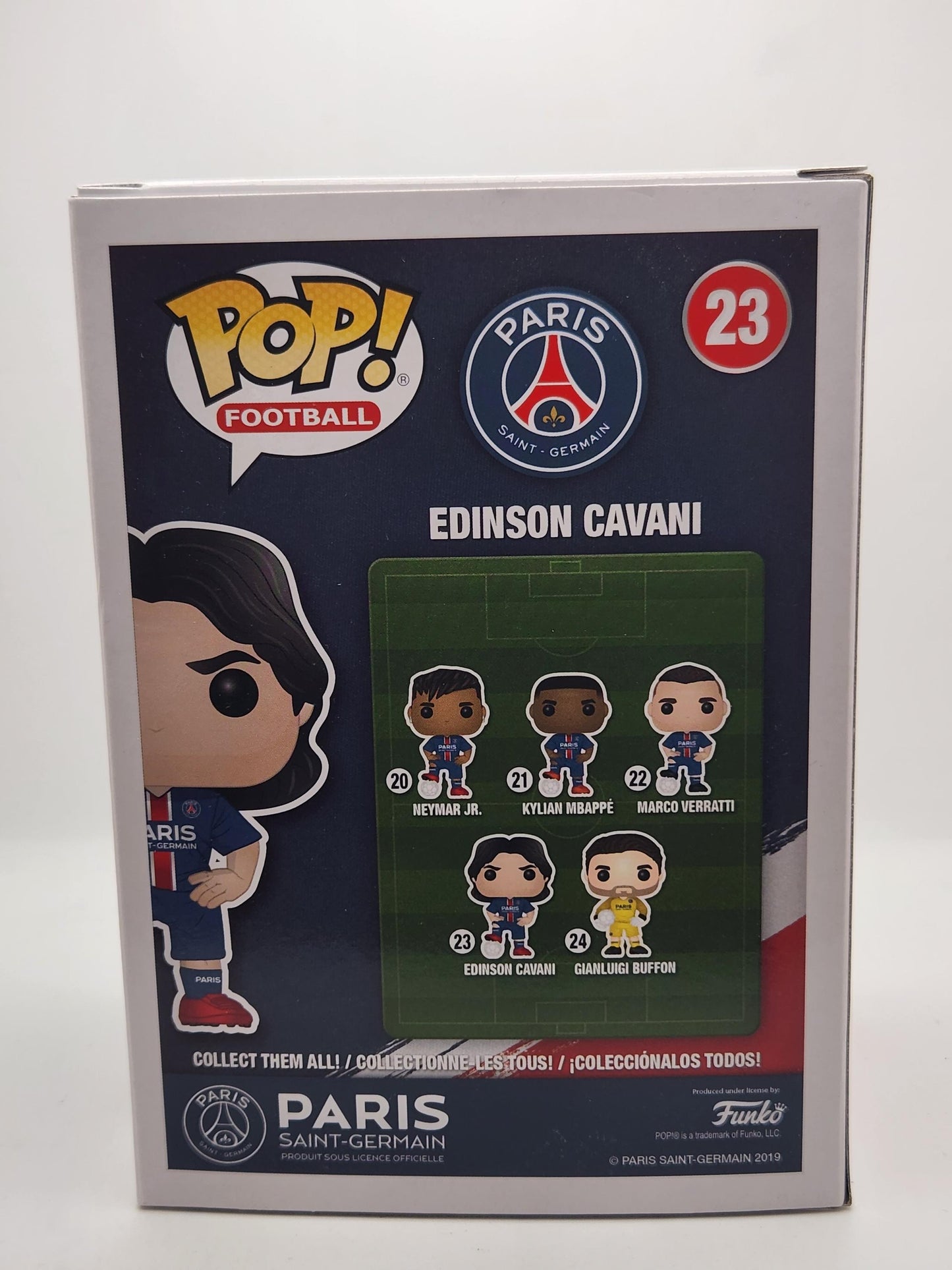 Edinson Cavani - #23 - Box Condition 9/10