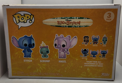 Stitch, Scrump &amp; Angel (3-Pack) - État de la boîte 8/10