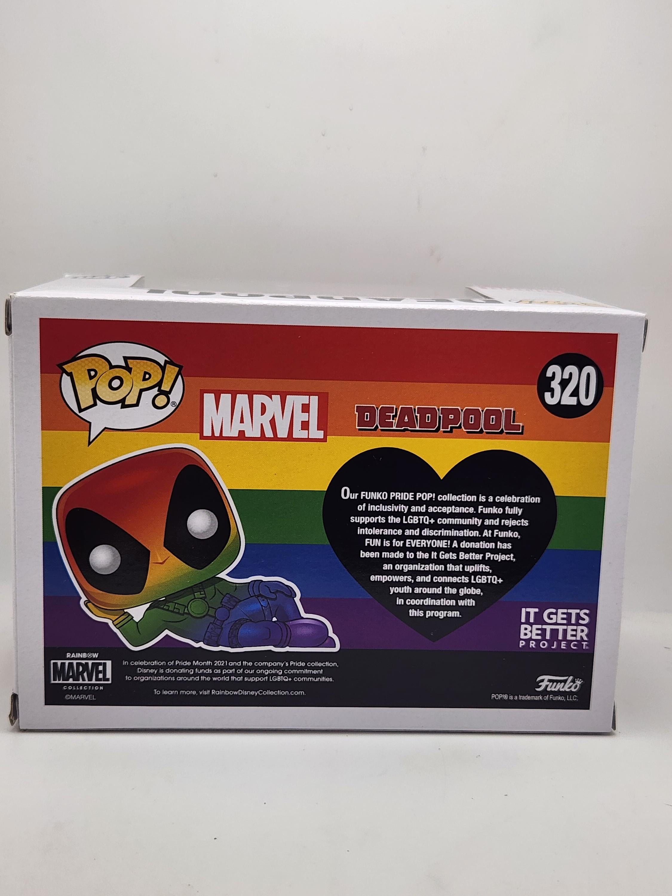 Marvel Deadpool Funko Pop 320 newest Rainbow