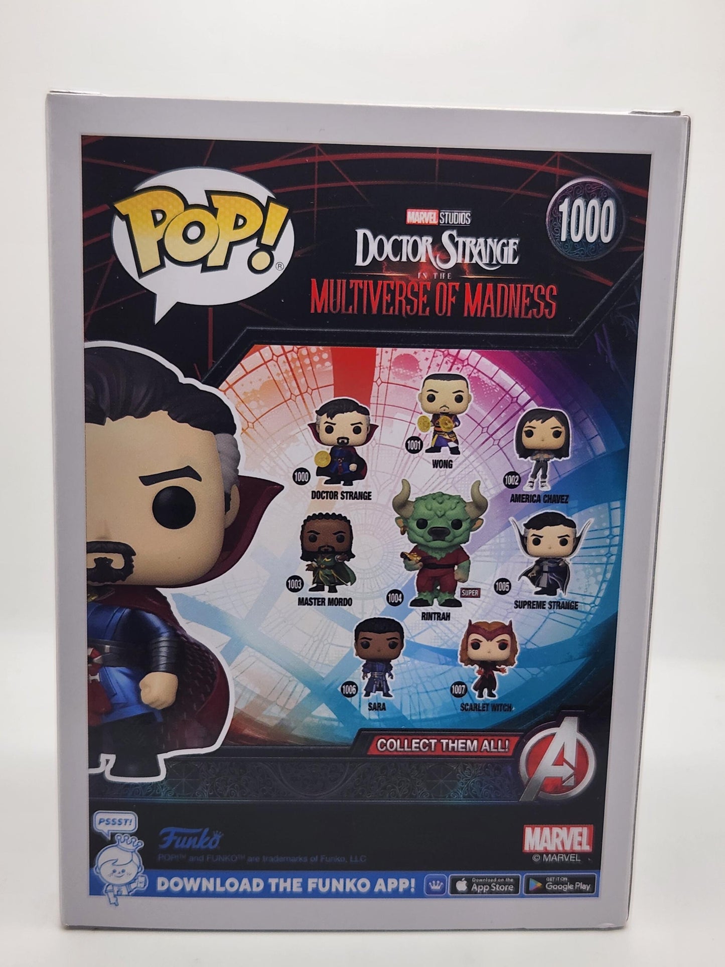 Doctor Strange (metálico) - #1000 - Estado de la caja 9/10