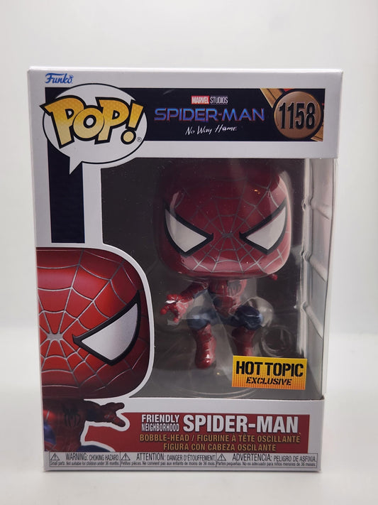 Friendly Neighborhood Spider-Man (Metallic) - #1158 - Box 9/10