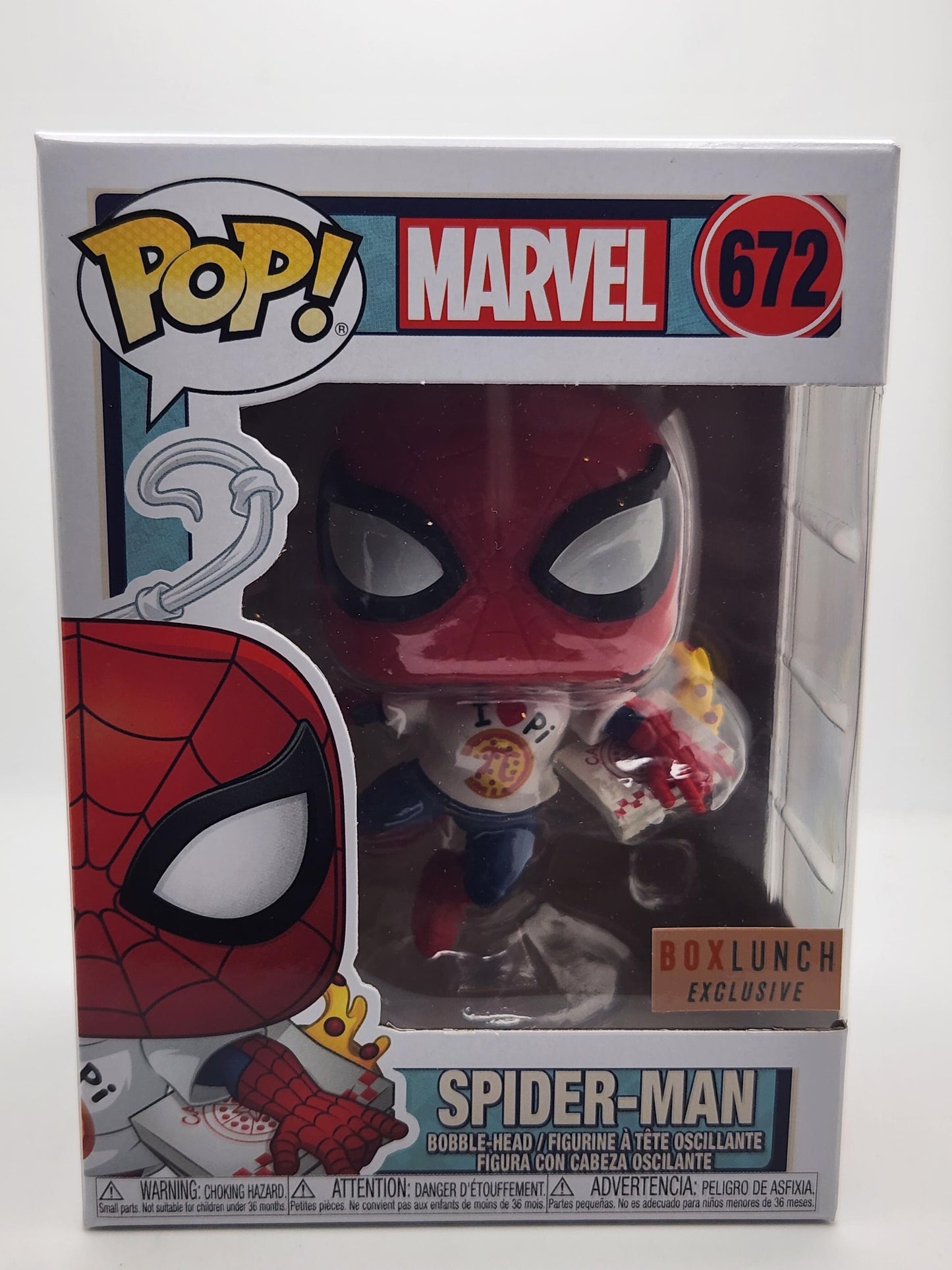 Spider-Man (Pi Shirt) - #672 - Box Condition 9/10