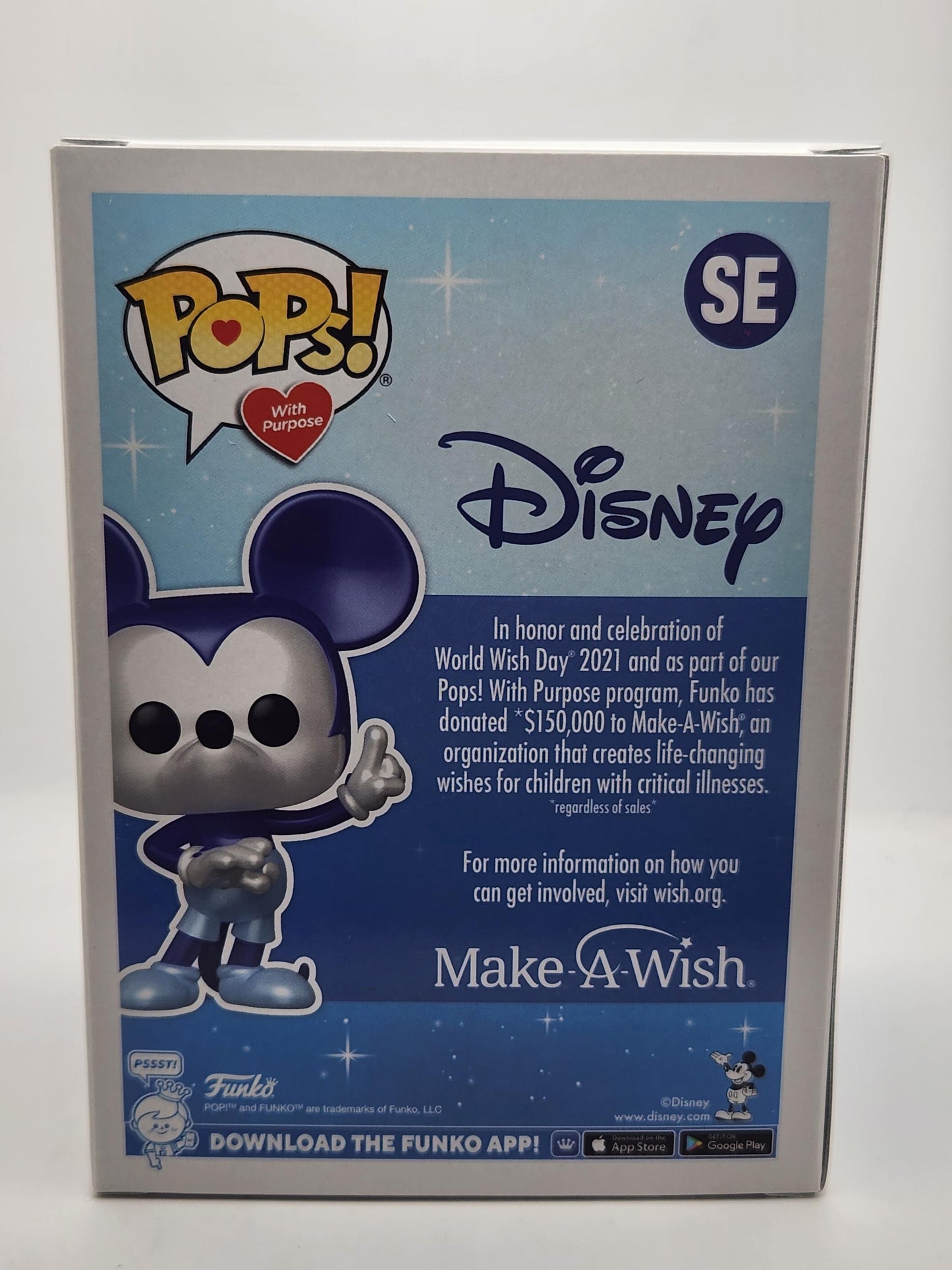 Mickey Mouse (Blue Metallic) - SE - Box Condition 9/10