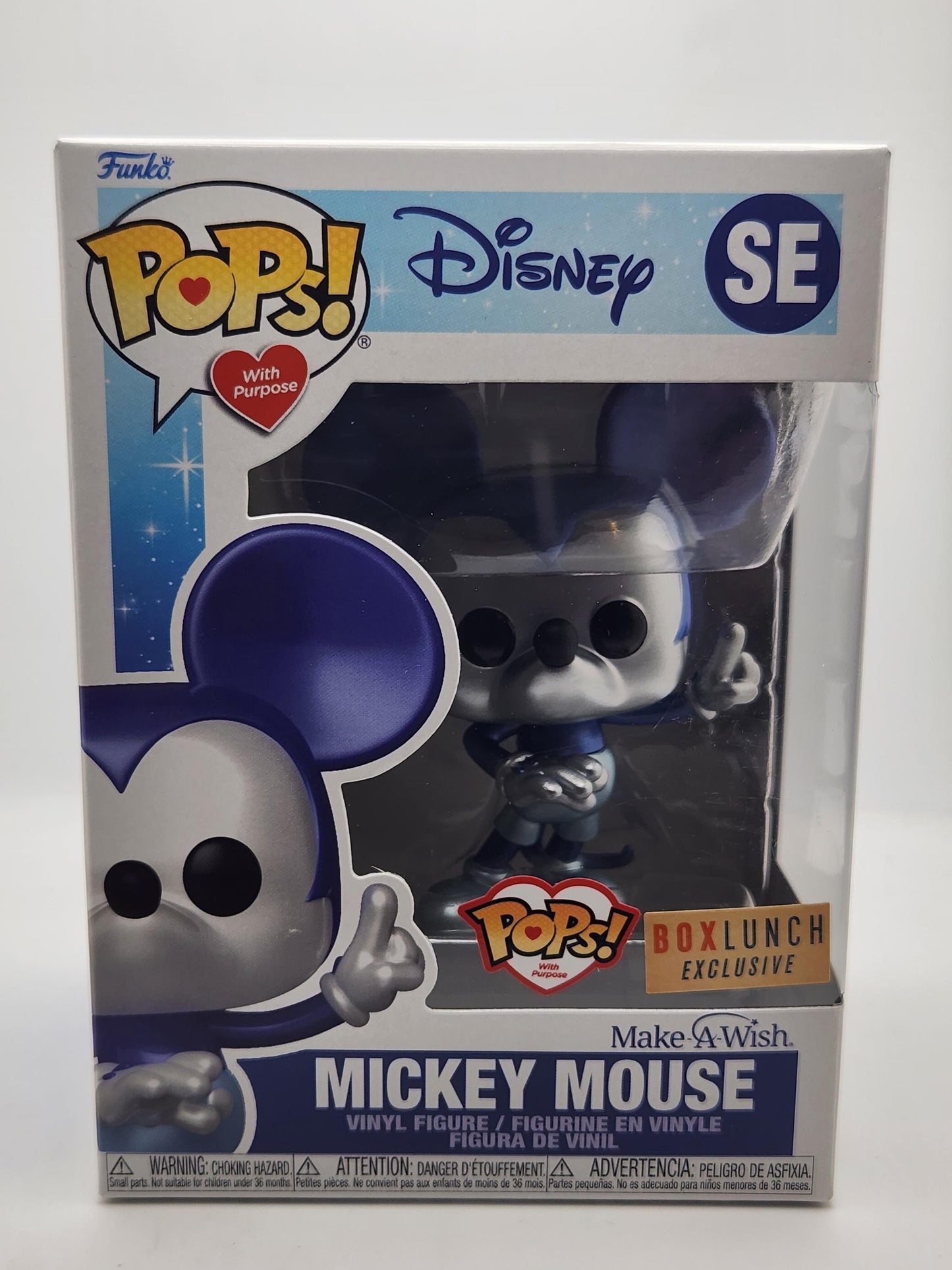 Mickey Mouse (bleu métallisé) - SE - État de la boîte 9/10