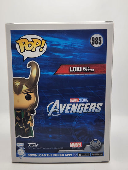 Loki with Scepter (Glow in the Dark) - #985 - Box Condition 9/10