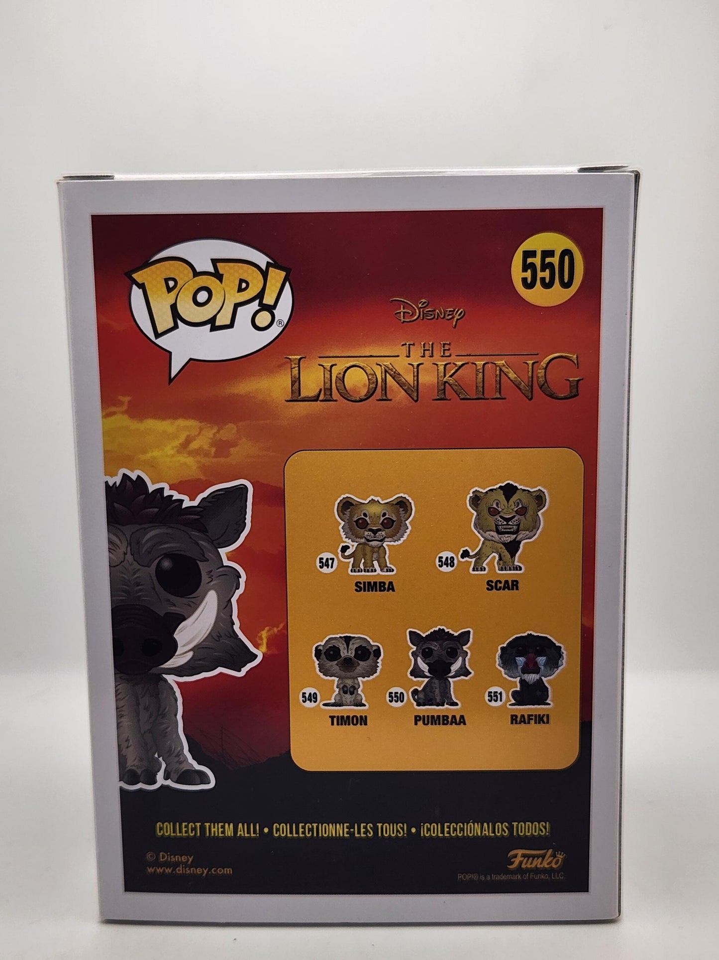 Pumbaa - #549 - Box Condition 9/10