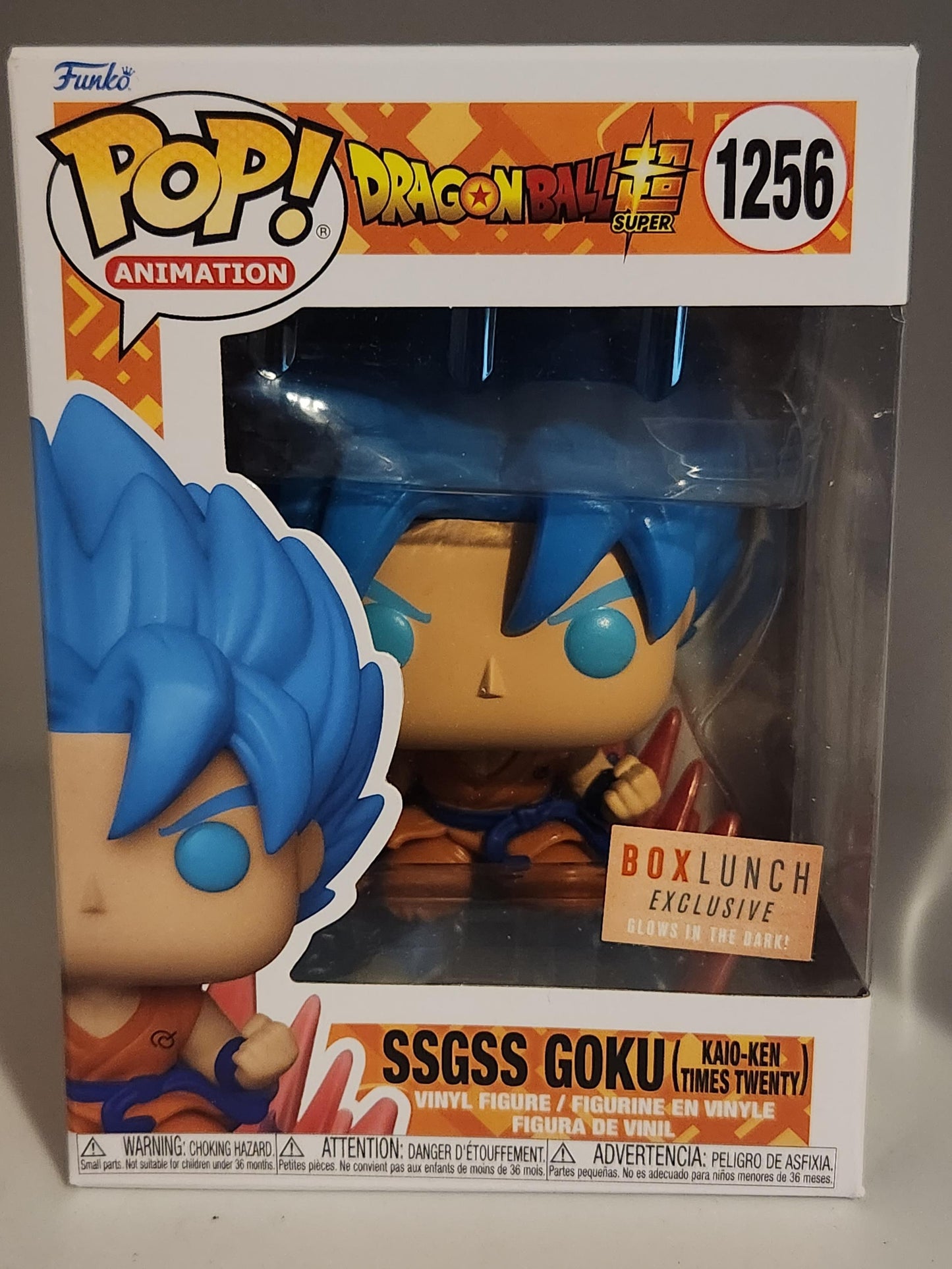 SSGSS Goku (Kaio-Ken x Twenty) GITD - #1256 - Condición 9/10