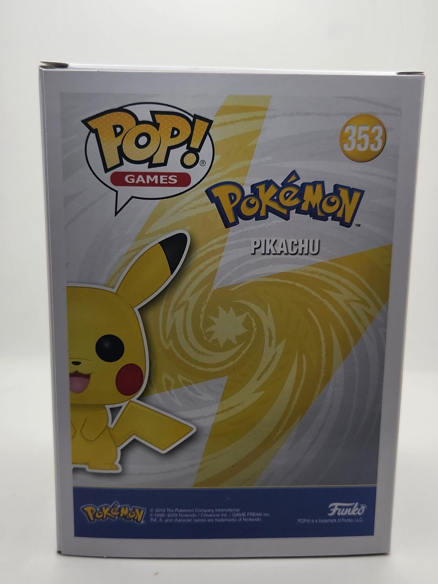 Pikachu (Flocked) - #353 - Gamestop Sticker - Box Condition 9/10