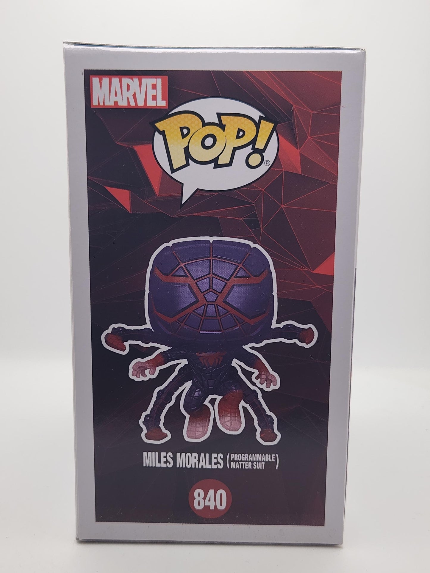 Miles Morales (Programmable Matter Suit) (Glow) - #840 - 
Box Condition 9/10