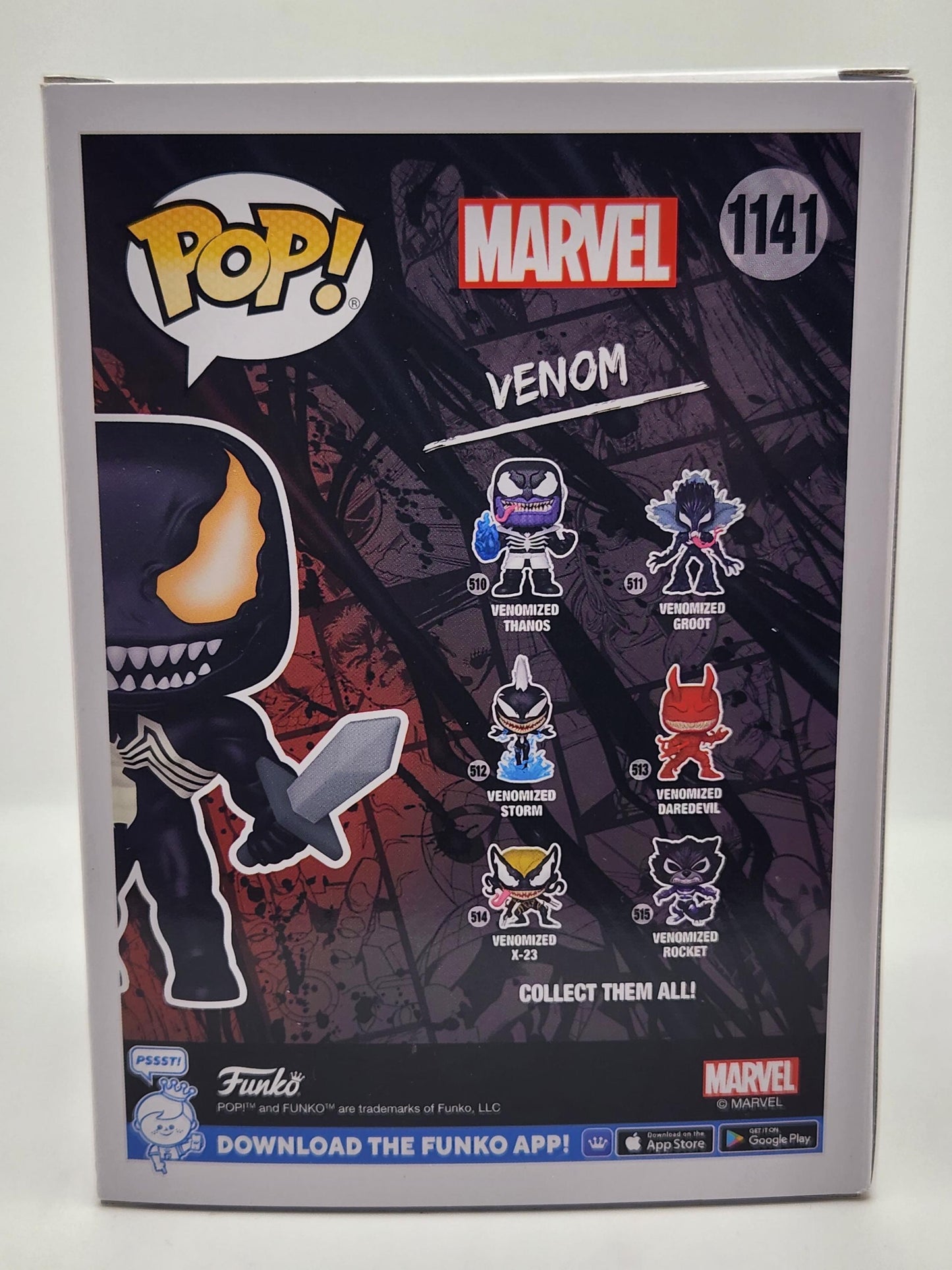 Venom (Glow in the Dark) - #1141 - État de la boîte 9/10