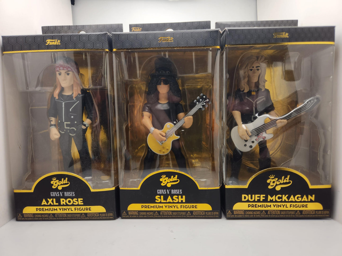 Axl - Slash - Duff - Estado de la caja 8/10