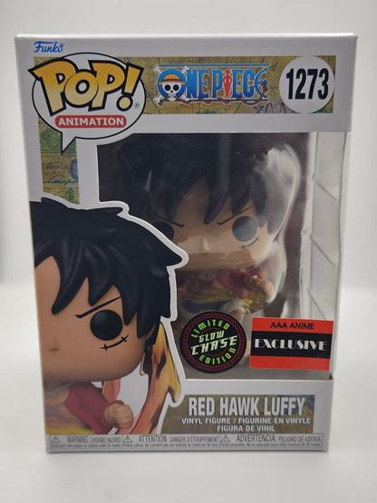 Red Hawk Luffy (Glow in the Dark) CHASE - #1273 - Boîte 9/10