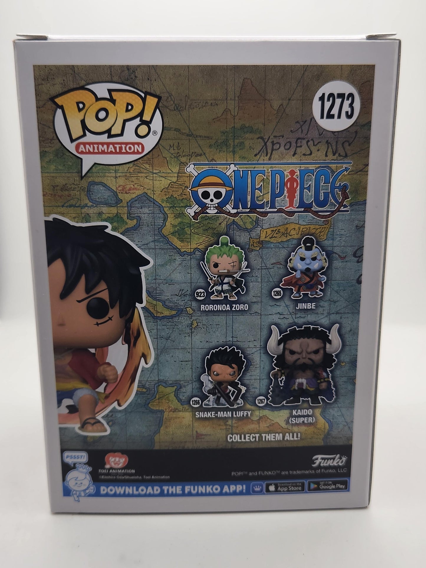 Red Hawk Luffy (Glow in the Dark) CHASE - #1273 - Boîte 9/10