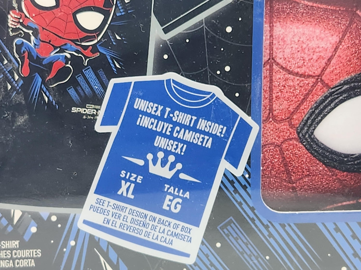 Spider-Man Pop & Tee Box Set  - Size XL - Box Condition 9/10