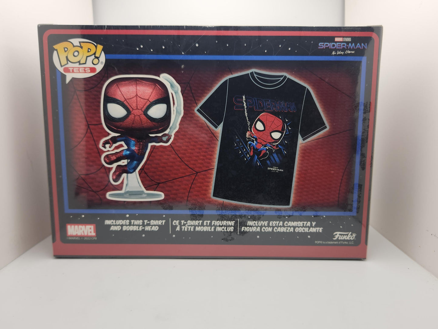 Spider-Man Pop & Tee Box Set  - Size XL - Box Condition 9/10