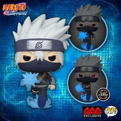 Kakashi Hatake (Glow in the Dark) - Common and Chase Bundle - #1199 - AAA Anime Exclusive - Estado de la caja 10/10 - NUEVO