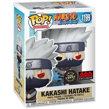 Kakashi Hatake (Glow in the Dark) - Common and Chase Bundle - #1199 - AAA Anime Exclusive - Estado de la caja 10/10 - NUEVO