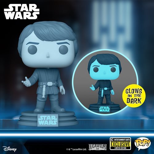 Holographic Luke Skywalker (Glow) - #615 - Entertainment Earth Exclusive - Box Condition 10/10 - NEW