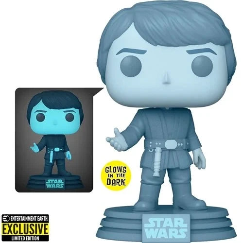 Holographic Luke Skywalker (Glow) - #615 - Entertainment Earth Exclusive - Box Condition 10/10 - NEW