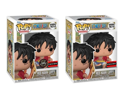 Red Hawk Luffy - #1273 - Common and Chase Bundle - AAA Anime Exclusive - Box Condition 10/10 - NEW