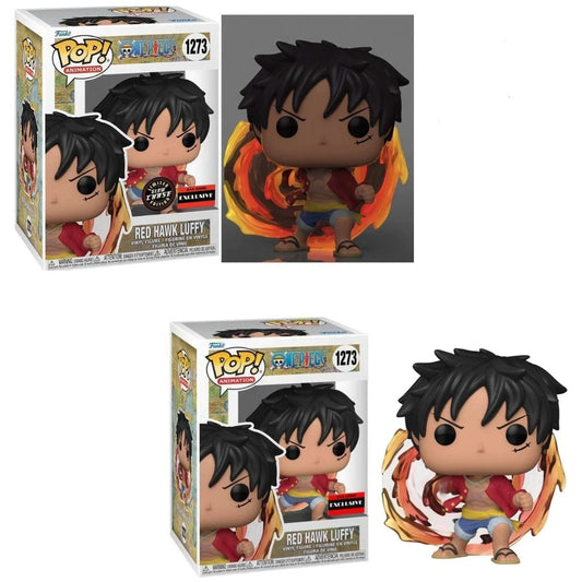 Red Hawk Luffy - #1273 - Bundle Common and Chase - Exclusivité AAA Anime - Condition de la boîte 10/10 - NOUVEAU