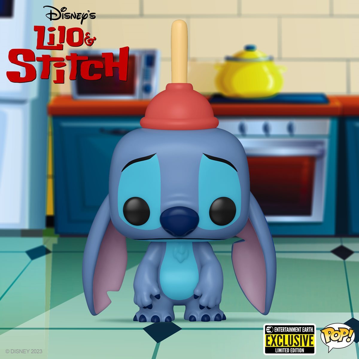 Stitch with Plunger - #1354 - Entertainment Earth Exclusive - Box Condition 10/10 - NEW